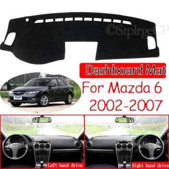 a Mazda 6 2002~2007 GG csúszásgátló Szőnyeg Műszerfal Fedezze Pad Napernyő, Dashmat Védeni Tartozékok Atenza 2003 2004 2005 2006 Kocsi