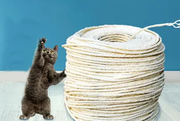 Macska-Mászóka Diy Anyag Különleges Szizál Kötél Juta Szizál Kötél Oszlop Kóbor Macska Oszlop Kender Kötél