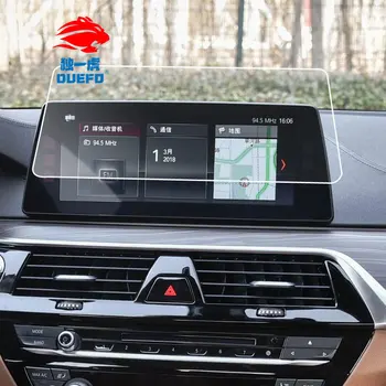 Autós Navigációs Edzett Üveg Képernyő Védő Fólia BMW 5-ös Sorozat G30 G38 Rádió-DVD-GPS-LCD Műszerfalon Képernyő Matrica