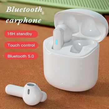 Hi-fi 5.0 Vezeték nélküli Bluetooth Headset Mini Gaming Headset Fülhallgató 9D Hangzás Fejhallgató Mikrofonnal TWS Fejhallgató Fülbe