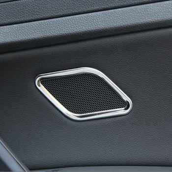 2db/készlet módosított speciális rozsdamentes acél hátsó ajtó Akusztika dekoráció keret Volkswagen GOLF 7