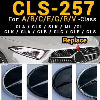 Grill Jelvény 3D Tükör szimbólum ML, GL W166 CIA C117 Egy W176 W204 E GLK X204 GLA X156 GT43 mercedes CLS257 benz logó tartozékok