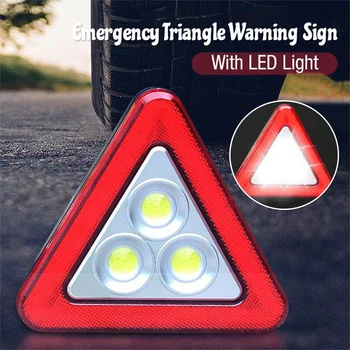 Sürgősségi Háromszög Figyelmeztető Jel LED Fény
