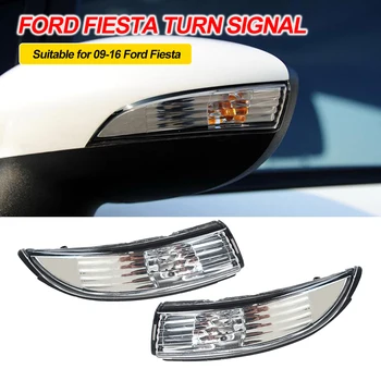 Fehér Hátrameneti Tükör Irányító Lámpa Visszapillantó Tükör Irányító Lámpa Nélkül Izzó Fényeket Alkalmas 2008-2016 Ford Fiesta Mk8