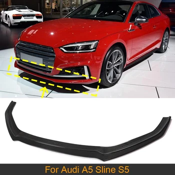 Szénszálas Első Lökhárító Ajak Spoiler Na az Audi A5 Sline S5 2017 - 2019 Nem a Normál Kocsi, Első Lökhárító Ajak Spoiler