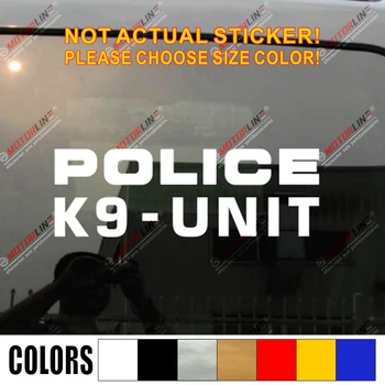 Rendőrségi Kutya K9 K-9 Egység Matrica Autó Vinil vegye méret, szín, nem bkgrd meghalni vágás