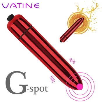 VATINE Szexuális Játékszerek Nőknek AV Stick Szex Shop Hordozható Klitorisz Stimulátor G-pont Egységes Sebesség Mini Vibrátor Golyó