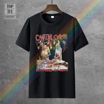 Cannibal Corpse Lemészárolták A Születéskor 1991 Death Metal Grindcore Új Fekete Póló