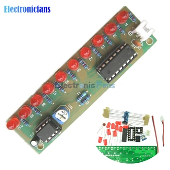 NE555 + CD4017 Gyakorlat Learing Készletek LED Villogó lámpa Modul Elektronikus Suite LSD-10 3-4.5 V DIY Az Arduino