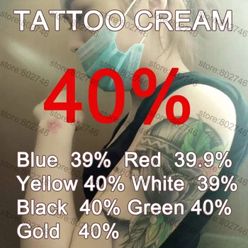 40% Tetoválás Krémet, Mielőtt Tetoválás, illetve a Tartós smink, Test Szemöldök Szemceruza Ajkak 10g