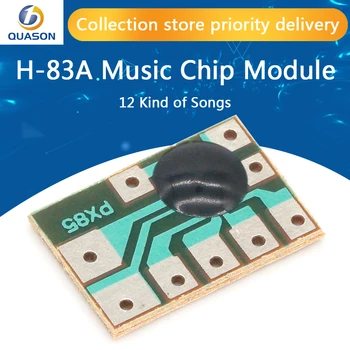 10db H-83A 12 Olyan Dalok, Hang, Zene, Hang IC Chip Module zene áramkör