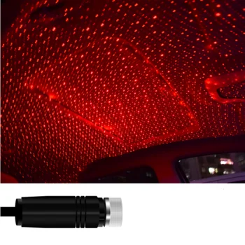 Autós USB LED Autó Belső lámpa Tető Star Night Lights a Land Rover LR4 LR2 Evoque discovery 2 3 4 freelander 1 2