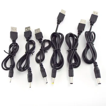 USB-DC, 3.5*1,35 mm 2.0*0,6 mm 2.5*0,7 mm 4.0*1.7 mm 5.5*2.1 mm 5.5*2,5 mm-es Jack Dugó DC 5V-os Hosszabbító Kábel Csatlakozó