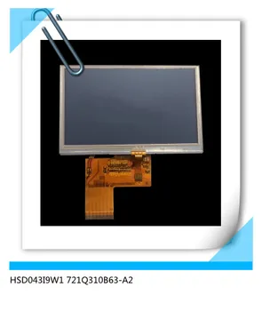 721Q310B63-A2 HSD043I9W1 REV:0 -A00 -A01 4.3 inch lcd képernyő + érintőképernyő