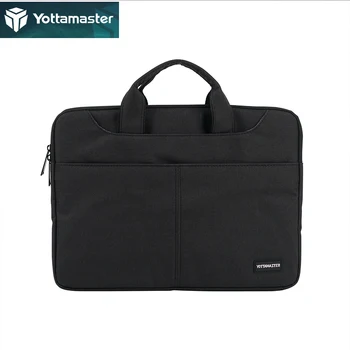 Yottamaster DL13302 DL15602 13.3 15.6 Hüvelykes Laptop Táska Vízálló Poliészter Business Messenger Táska Állítható vállpánttal