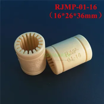 1db 16x26x36mm sárga 3D-s Nyomtató Szilárd Polimer Lineáris Csapágy RJMP-01-16 Szilárd Műanyag Csapágy ID 16mm