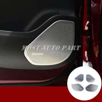 Autó belső Ajtó Hangszóró Keret Fedezi Trim 4db A Jaguar F-Tempót X761 2016-2021 Autó kellékek Autó belső dekoráció