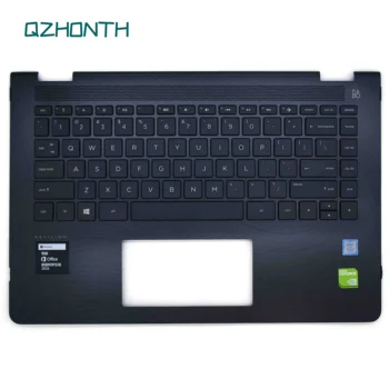 Laptop HP Pavilion X360 14-BA 14-BA103TU Palmrest VELÜNK Billentyűzet TPN-W125 924117-001