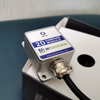 LEC215 2D Elektronikus, Digitális Iránytű Inclinometer Érzékelő Pontossága 2 Fokos Mérési 0-360 ( RS232 RS485 TTL Modbus Opció)