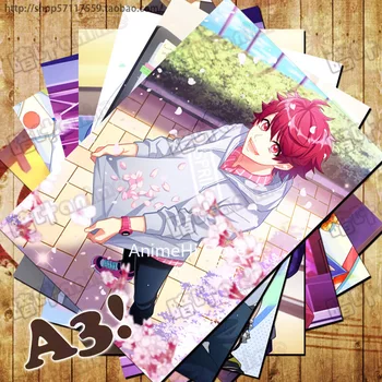 10 db/készlet Anime A3-as! Szezon TAVASZI / NYÁRI & ŐSZ & TÉLI plakátok USUI MASUMI falon képek Colletion A3 42x29CM Matrica