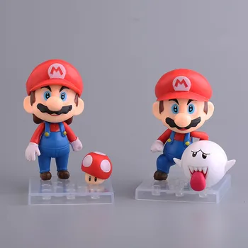 Anime játék a Super Mario szülinapi torta dekoráció gomba Mario felhő Mario akciófigura modell 10cm pvc játék modell