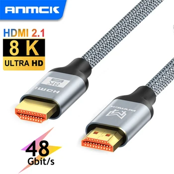 Anmck 8k, HDMI-kompatibilis Kábel Video Adapter Elosztó Kábel V2.1 HDMI Kábel Laptopok TV Box PS4 Monitor Projektor