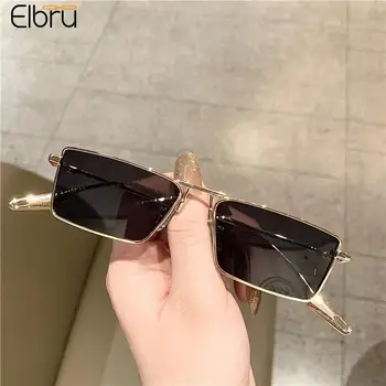 Elbru Vintage Napszemüveg Női Luxus Márka Fém Keskeny Keret napszemüvegek Ourdoor Vezetés Halászati Szemüveg oculos feminino