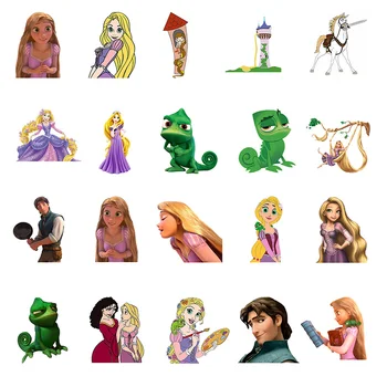 Disney Arany Rapunzel Hercegnő Peer-Nem-lyuk Tartozékok DIY Ékszer Készítés Fülbevaló Tartozékok Akril Fülbevaló