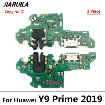 USB Töltő Port Igazgatóság Flex Kábel, Csatlakozó Alkatrészek Huawei Y9 Miniszterelnök 2019 Mikrofon Modul