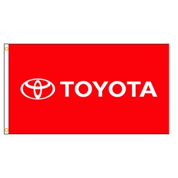 3X5 Ft Toyota Autó, zászló Dekoráció