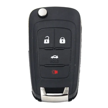 CN014006 Eredeti Chevrolet Cruze 2011-2014-es, 4 Gomb Flip Okos Távoli Kulcs Ellenőrzés Fob Összecsukható A 315MHz ID46 Chip