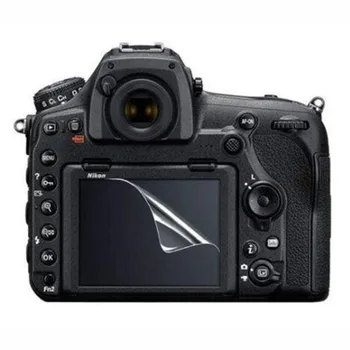 3 x az LCD Képernyő Védő Tiszta, Puha PET Fólia Takarja a Nikon D4S D5 D500 D600 D610 D7100 D7200 D750 D800, D800E D810 D850 Kamera