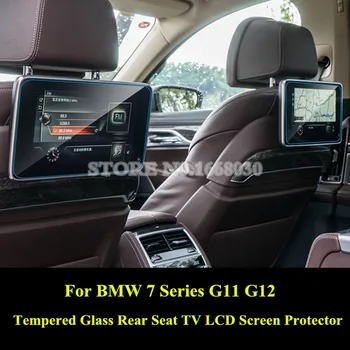 2X Edzett Üveg Hátsó Ülés TV LCD Képernyő Védő BMW 7-es Sorozat G11 G12 2016-2021 Autó kellékek Autó belső dekoráció
