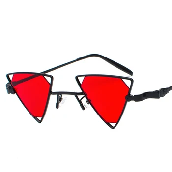 Luxus Designer Napszemüveg 2018 Divatos napszemüvegek A Férfiak, mind a Nők Háromszög Fém Keret Elegáns Unisex Napszemüveg UV400