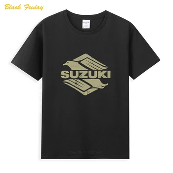 Régi Suzuki Intruder Logó Klasszikus Fekete Póló Legújabb Nyári Férfi Rövid Ujjú Legnépszerűbb Pólók Póló Maximum Regény Unisex