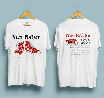 Új Vintage Van Halen Tour 2004 Póló Reprint