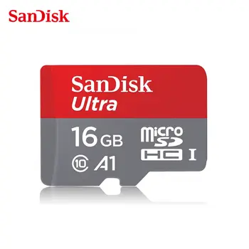 SanDisk Memóriakártya Micro SD 16 gb cartao de memoria Microsd Class10 Ultra A1 MicroSDHC UHS-én Kártyák 98MB/S TF Carte sd 16gb