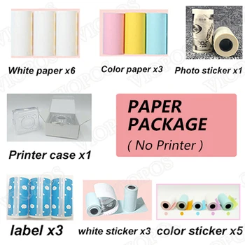 Termikus Címke, Matrica Számla Papír, Nyomtató esetében Peripage A6 Poooli, illetve más, fotó nyomtató