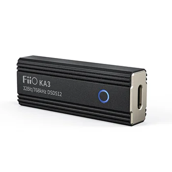 FiiO KA3 C-Típusú USB DAC ERŐSÍTŐ Audio Dekódolási DSD512 3,5 mm-es Fejhallgató-Erősítő 4.4 mm Kimenet az Android, iOS, Mac Windows10
