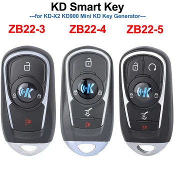 KEYDIY ZB22-3 ZB22-4 ZB22-5 KD Okos Távoli Kulcs Egyetemes KD Auto Autó Kulcs a KD-X2 Gombot, Generátor, Illik Több mint 2000 Modellek