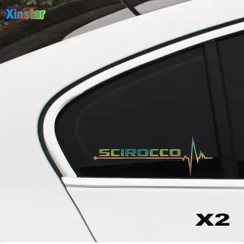 2db Autó windows matrica VW Volkswagen SCIROCCO GTI