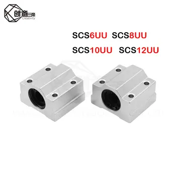 1db/sok SC8UU SCS8UU SCS6UU SCS10UU SCS12UU 8 mm-es Lineáris Lineáris golyóscsapágy Blokk CNC Router 3D-s Nyomtató rész