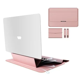 A CHUWI HeroBook Levegő 11.6 hüvelykes Laptop Notebook Esetekben PU Bőr Flip Ujja Töltő Táska Összecsukható Tartót védőburkolat