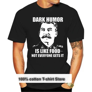 Sötét Humor, Mint az Élelmiszer Sztálin Poén Póló Divat Eladó Természetes Pamut TShirts Férfi Póló 2020 Felső Póló Felső Póló