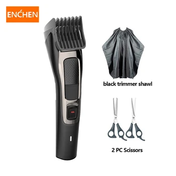 Enchen Férfiak Elektromos Haj Trimmer USB-Gyors Töltés Clipper Felnőtt 20-Szegmens Forgatás Alkalmazkodási Kasza Haj Vágó Ajándék