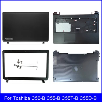 ÚJ Laptop LCD hátlap A Toshiba C50-B C55-B C55T-B C55D-B Előlapot Palmrest Alsó Esetben Hignes A B C D Borító Fekete