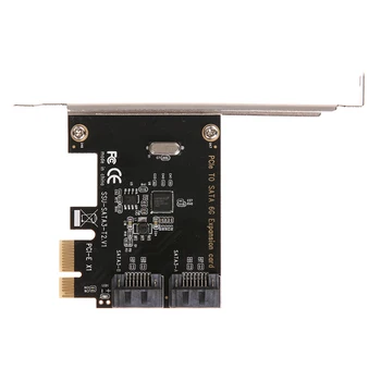 PCI-E a PCI SATA 3.0 Kiterjesztése Kártya Tartó 2-Port SATA III 6Gbps Bővítő Adapter pci-e sata3 pcie sata 3 kártya