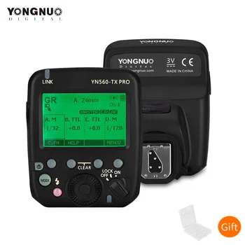 YONGNUO YN560-TX PRO 2.4 G-Vaku Kioldó Vezeték nélküli Jeladó, Canon Nikon DSLR Fényképezőgép YN862/YN968/YN200/YN560 flash