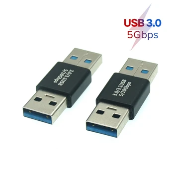 5Gbps USB 3.0 férfi Férfi/Nő nagy sebességű átvitel adapter USB-M-F Csatoló Csatlakozója Extender, Converter laptop PC