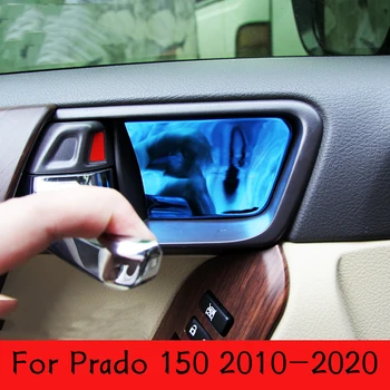 2010 -2020 Toyota Land Cruiser Prado 150 FJ150 Rozsdamentes Acél Belső Ajtó Bél Borító Belső Kiegészítők